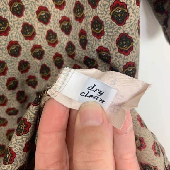 Vintage Pendleton Geometric Print Blouse Size 16 - Picture 10 of 11